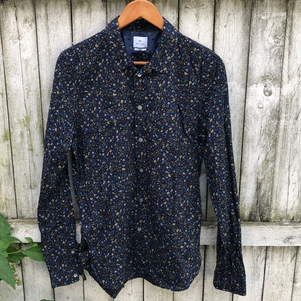 Paul smith floral mens dress shirt